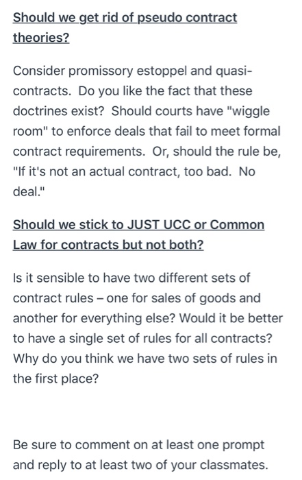 Should we get rid of pseudo contract theories?