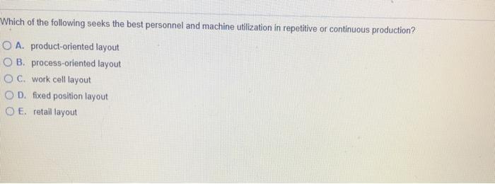 Which of the following seeks the best personnel