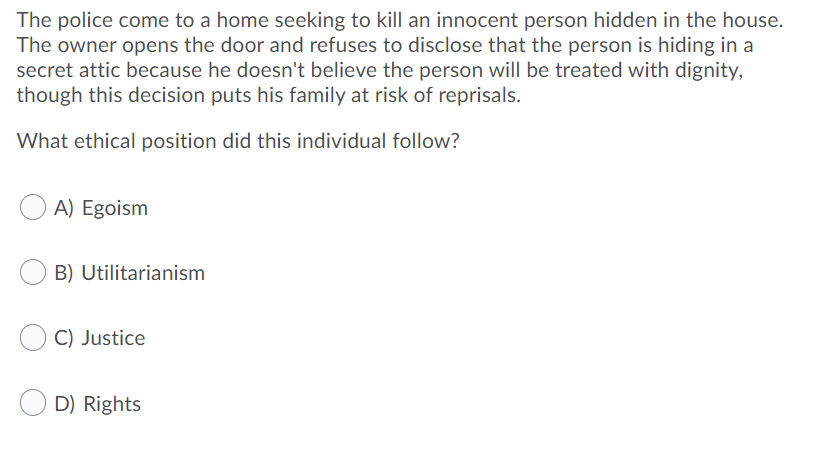 The police come to a home seeking to kill an