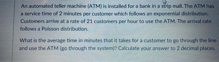 An automated teller machine (ATM) is installed
