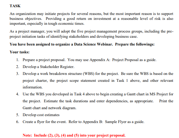 Subject: Software project management TASK An