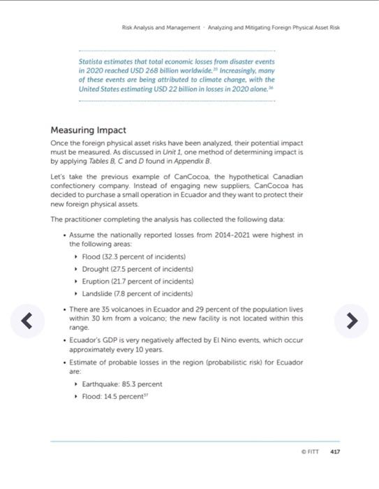 Risk Analysis and Management - Analyzing and