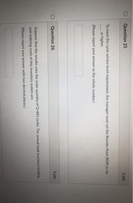 Problem statement (Inventory Management) A