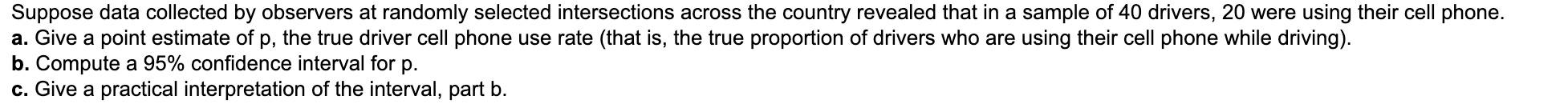 Suppose data collected by observers at randomly