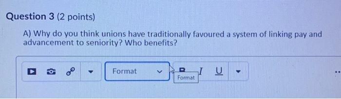 Question 3 is the Seniority System Fair!