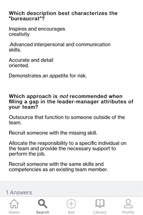 Which description best characterizes the