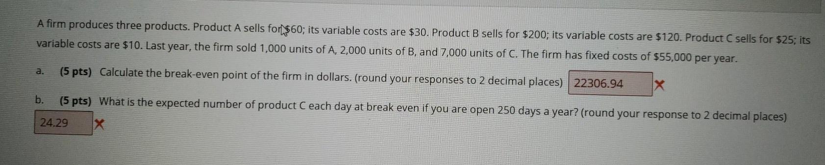 I need step by step working. A firm produces