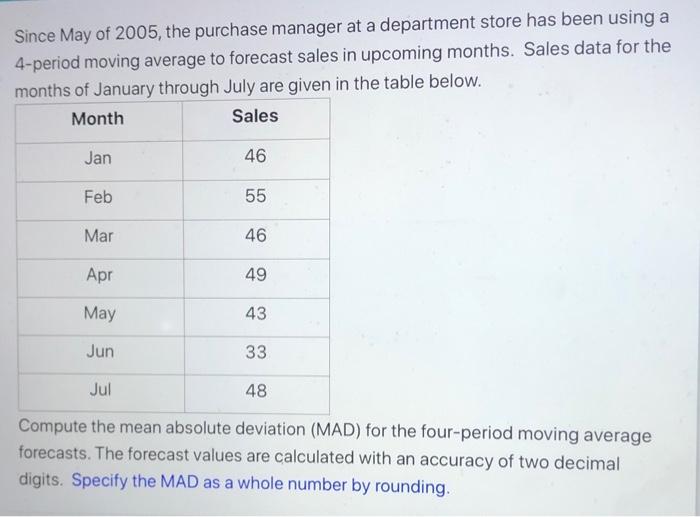 Since May of 2005, the purchase manager at a