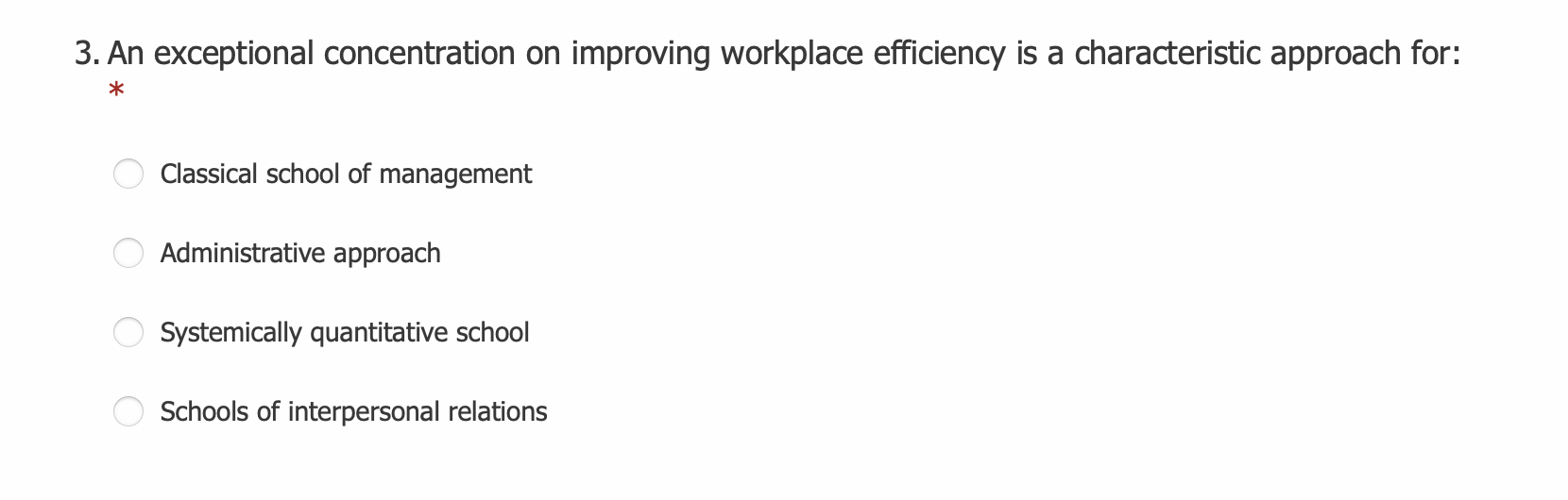 3. An exceptional concentration on improving