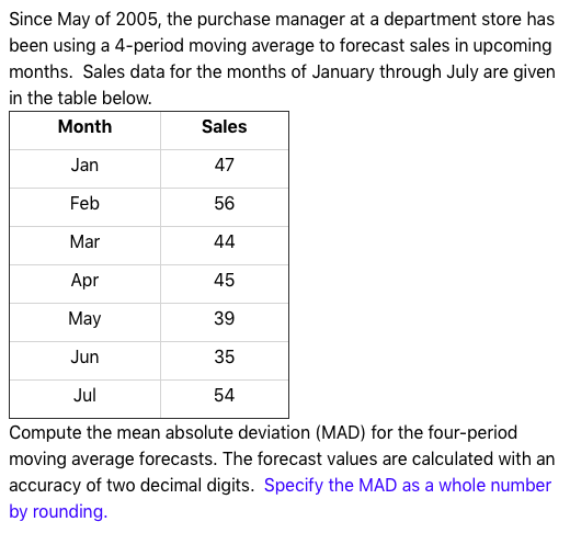 Since May of 2005, the purchase manager at a