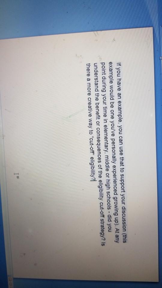 If you have an example, you can use that to