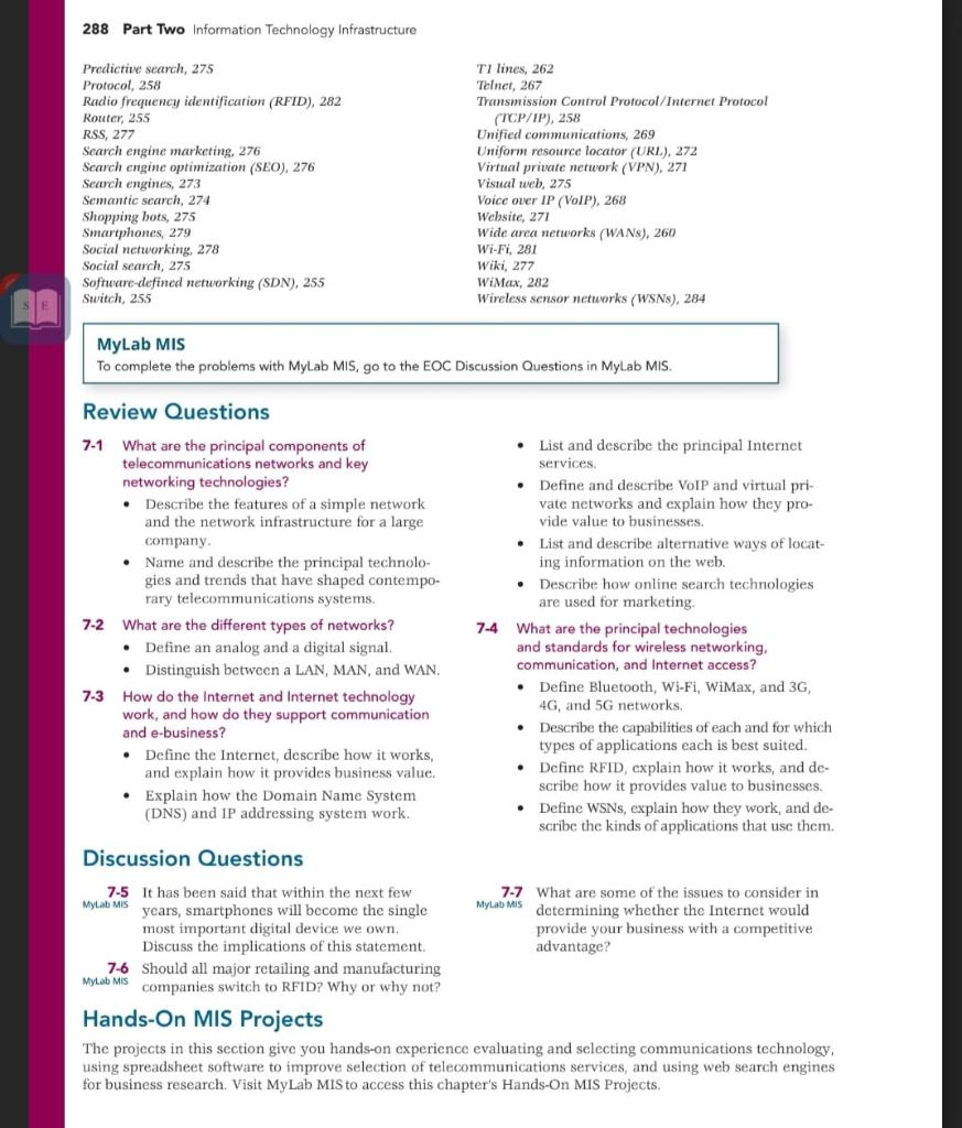 MyLab MIS To complete the problems with MyLab