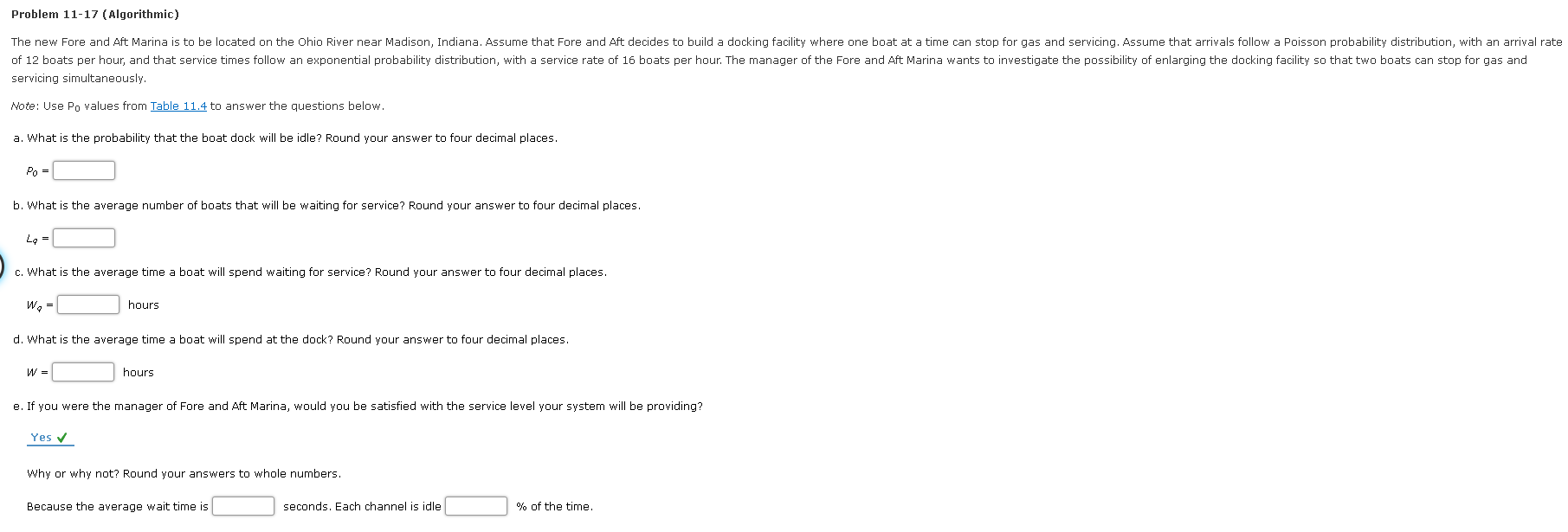 Please help with the following question Problem