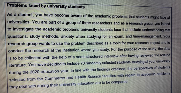 explain to your research group the difference
