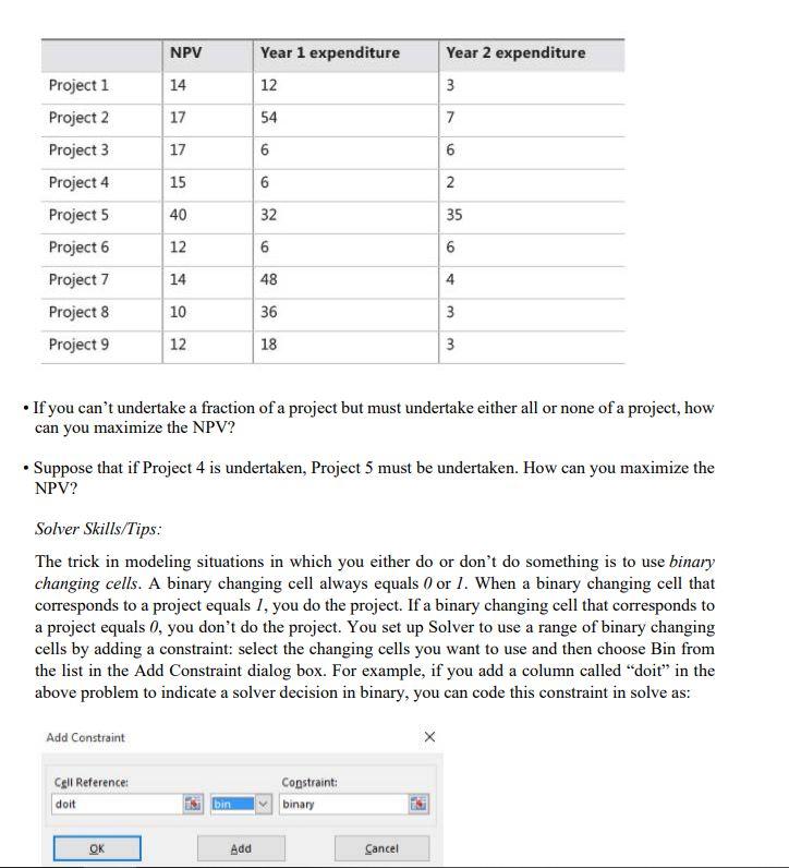 Problem 4: Using Solver to solve capital