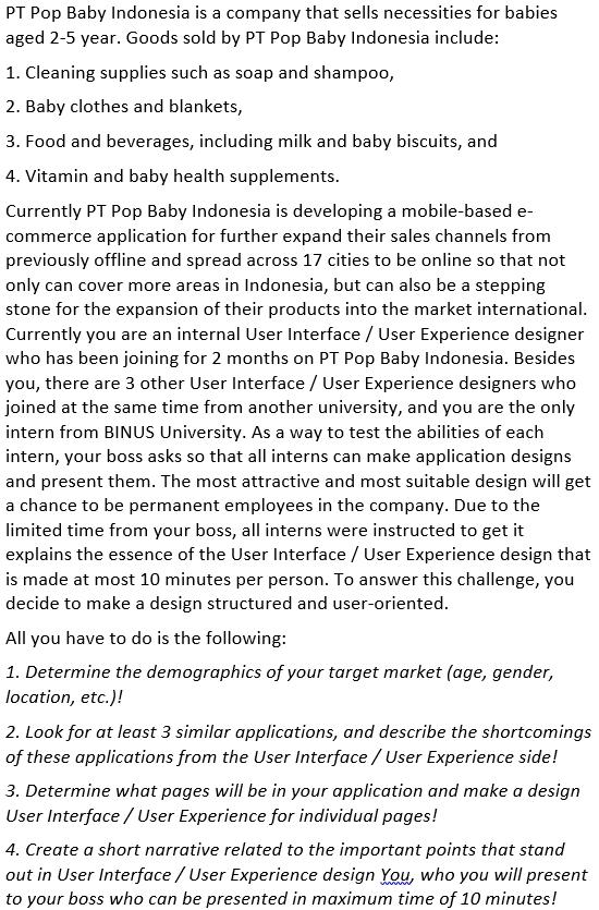 PT Pop Baby Indonesia is a company that sells