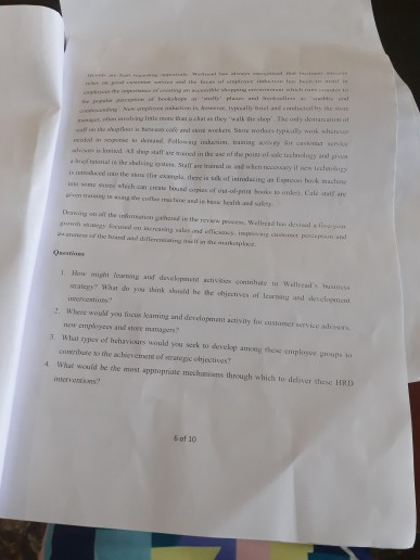 answers to case study: developing a learning