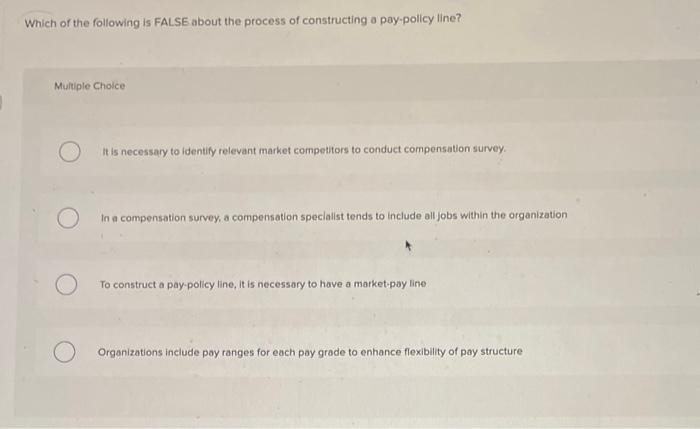 Which of the following is FALSE about the process