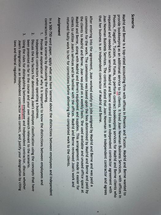 Scenario Madrid and Berne is a top-rated