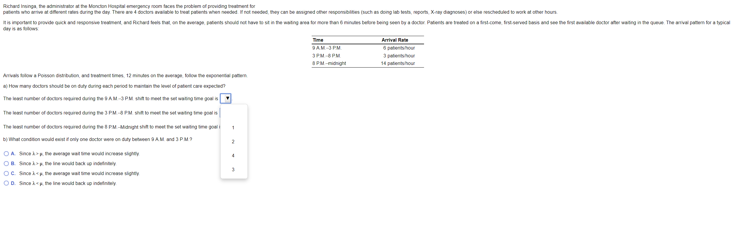 Richard Insinga, the administrator at the Moncton