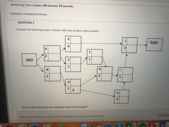 Remaining Time: 2 hours, 56 minutes, 53 seconds.