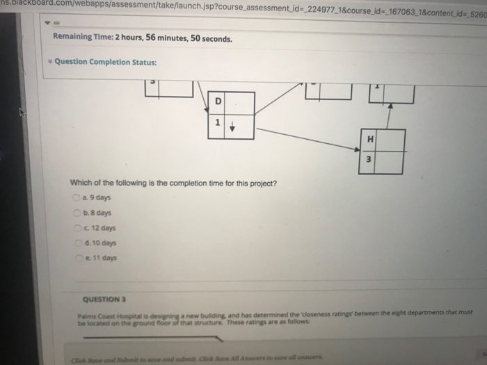 Remaining Time: 2 hours, 56 minutes, 53 seconds.