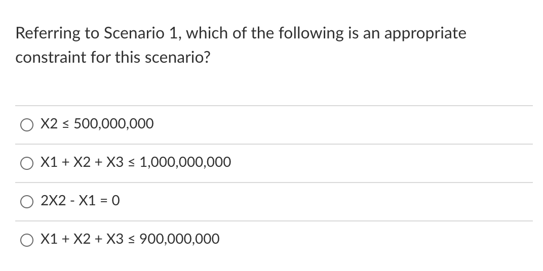 Scenario 1 A portfolio manager is trying to