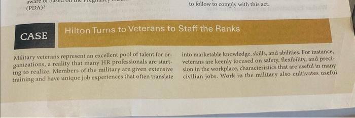 question 1&2 to follow to comply with this act.