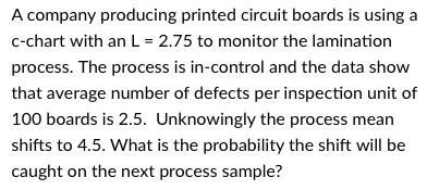 A company producing printed circuit boards is