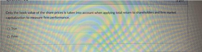 Only the book value of the share prices is taken