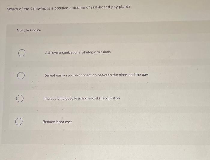 Which of the following is a positive outcome of