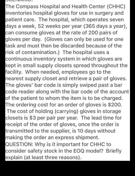 The Compass Hospital and Health Center (CHHC)