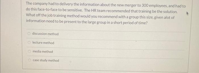 The company had to delivery the information about