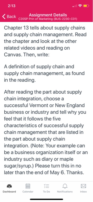 2:13 Back DA Assignment Details CZOSP Prin of