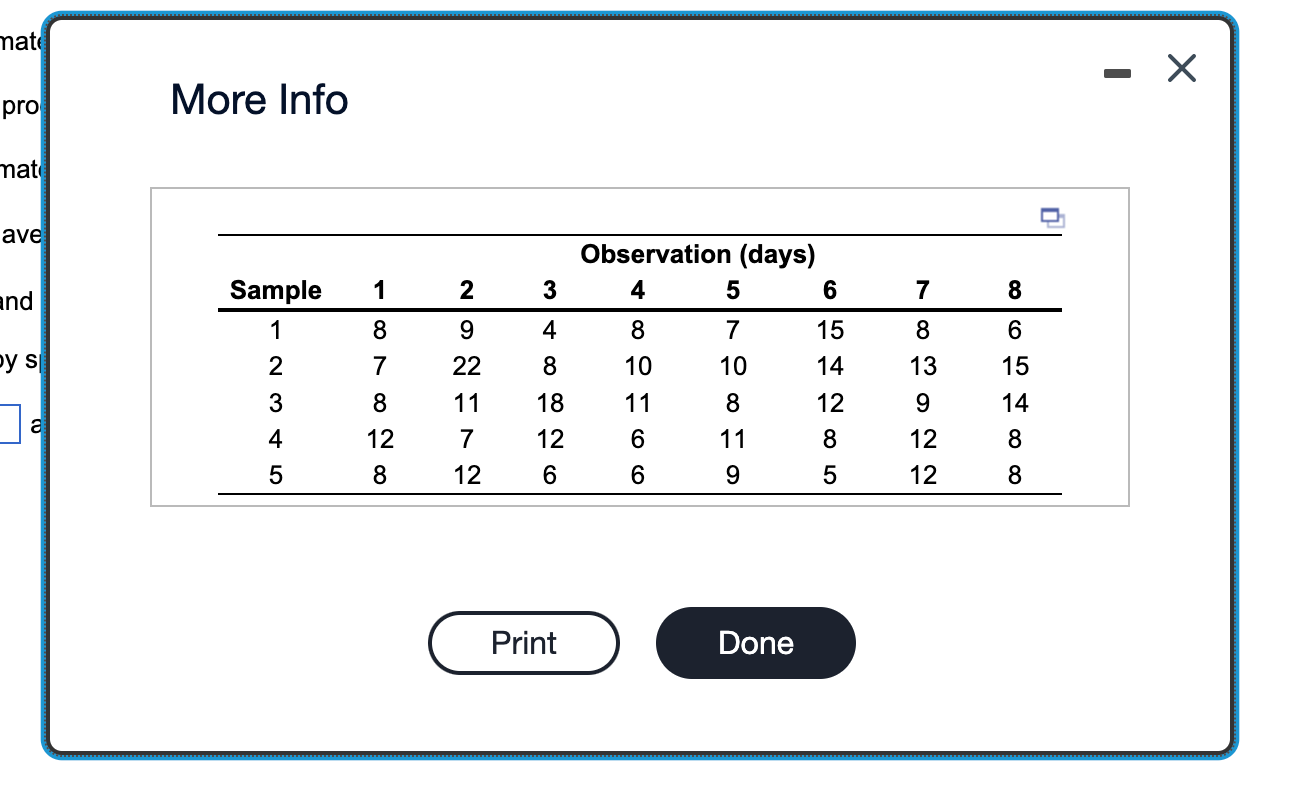 1.) Now determine the three-sigma control limits