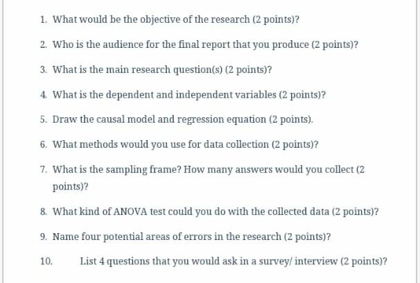 . Required Questions: Please read the case