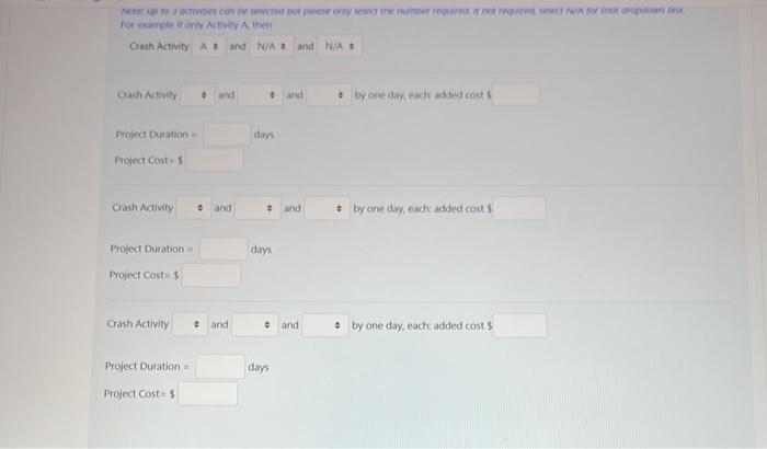 Information provided in the table below relates