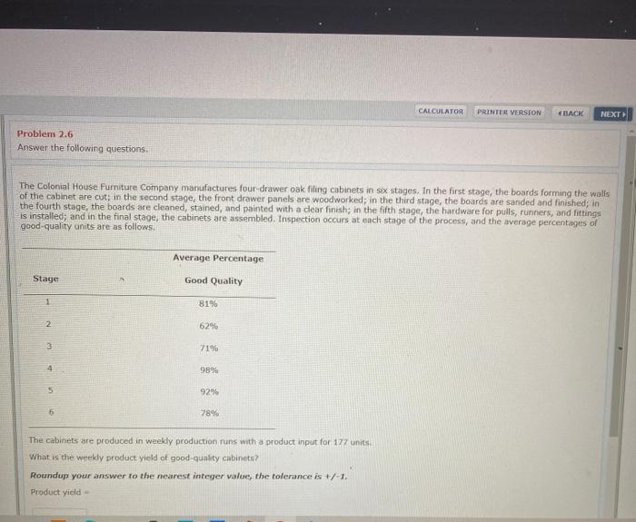 CALCULATOS PRINTER VERSION BACK NEXT Problem 2.6