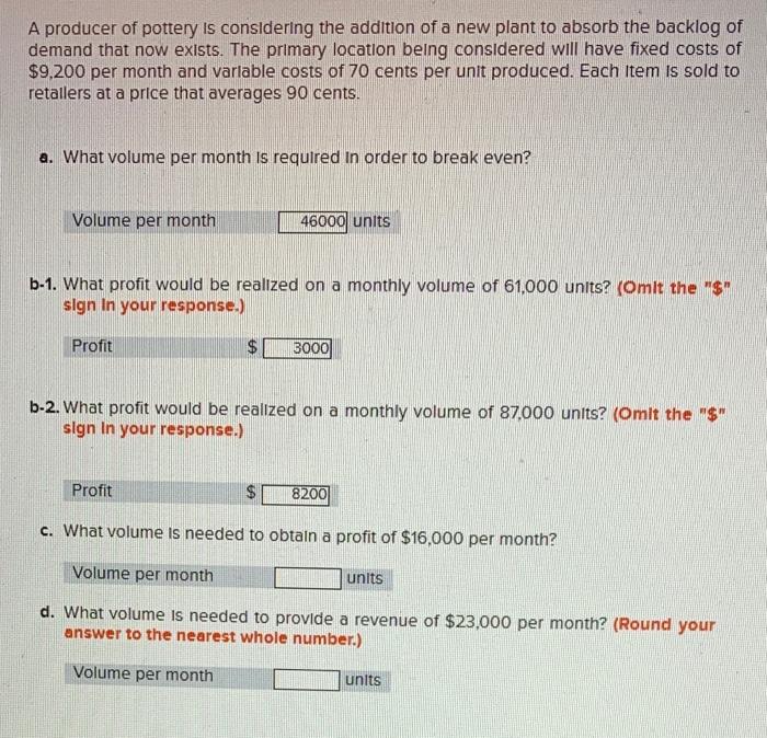 please answer for question "c" and "d" only. A