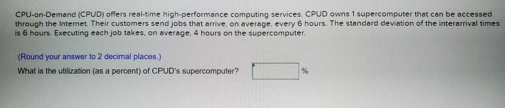 please show work CPU-on-Demand (CPUD) offers