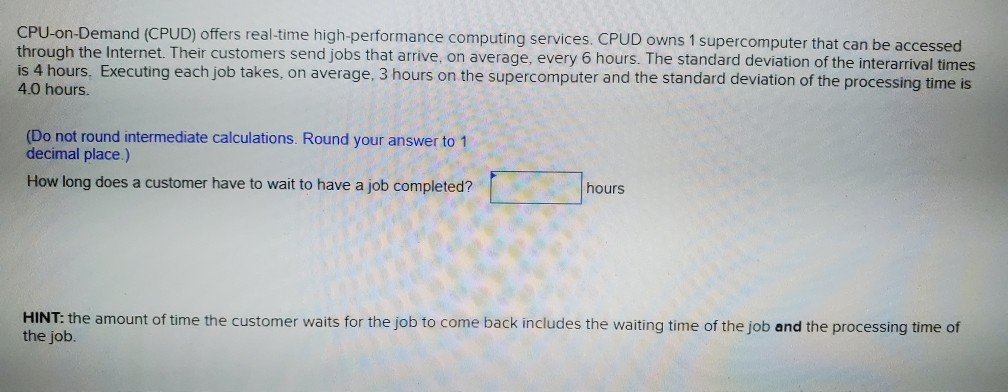please show work CPU-on-Demand (CPUD) offers