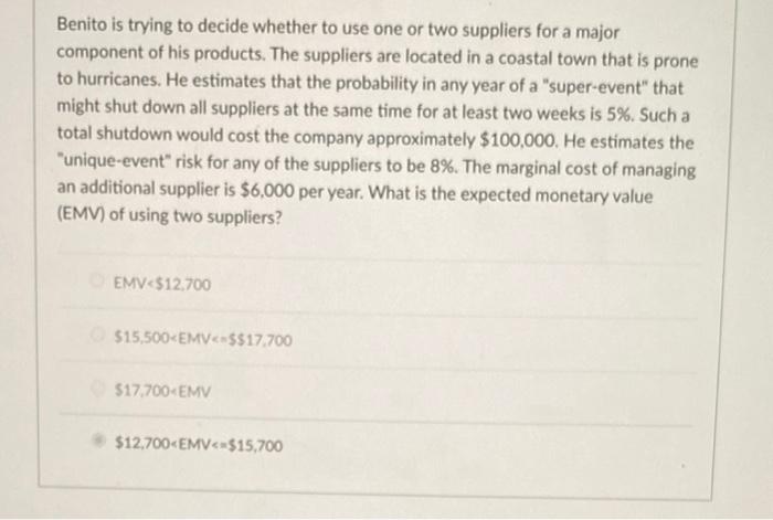 option D is incorrect, which is the right answer?