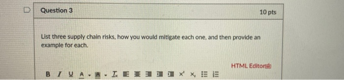 Question 1 5 pts Define supply chain management