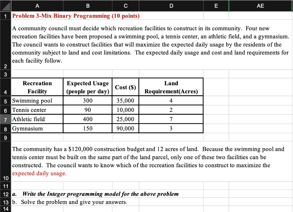 URGENT! Please solve in Excel. Will give great