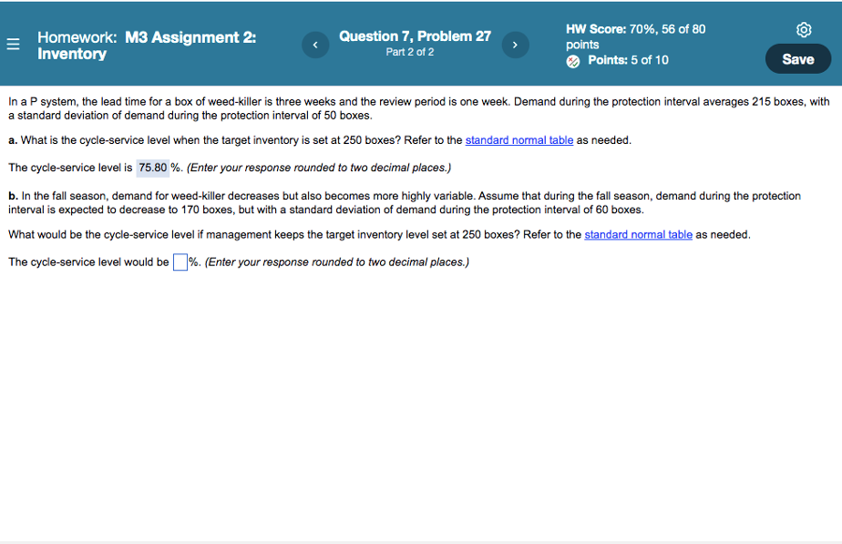 Please show work for part B In a P system, the