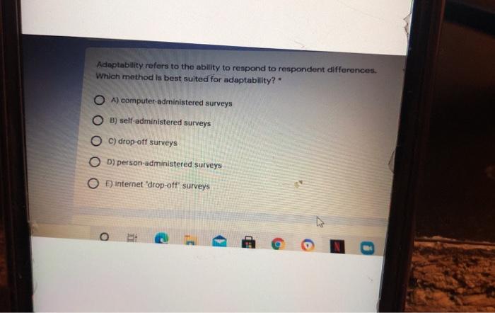 Adoptability refers to the ability to respond to