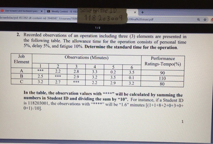 do not solve by excel on computer Use forward and