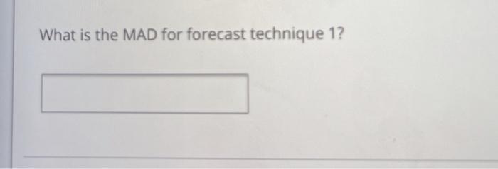 21. Two different forecasting techniques (FI and