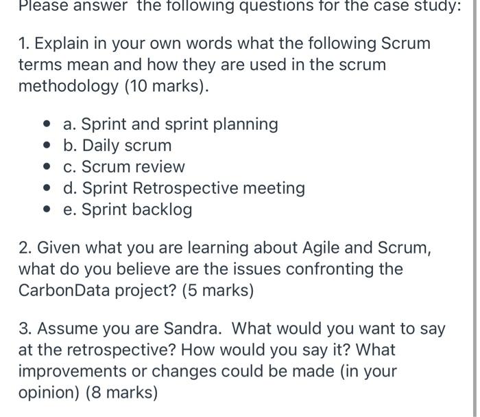 Please answer the following questions for the