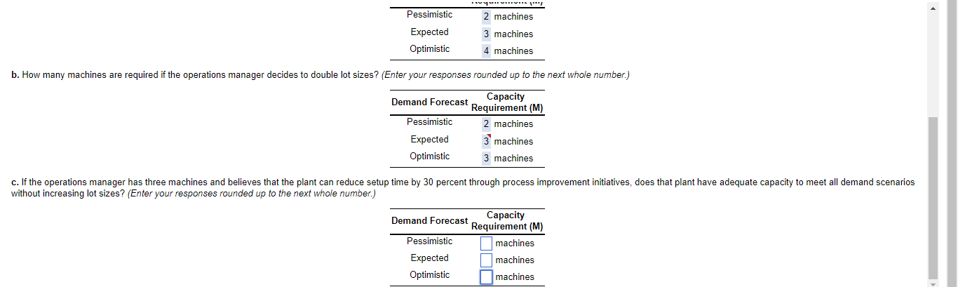 YEE" 2 machines Pessimistic Expected Optimistic 3